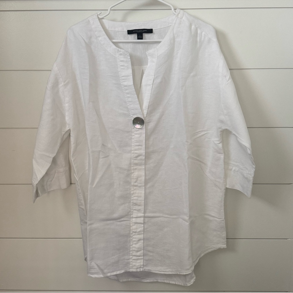 Marc New York White Blouse, Women’s L